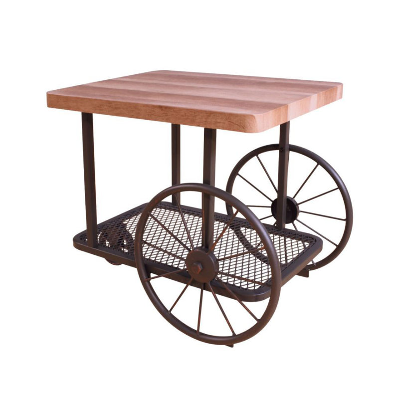 17 Stories Wheel End Table Storage Wayfair.ca